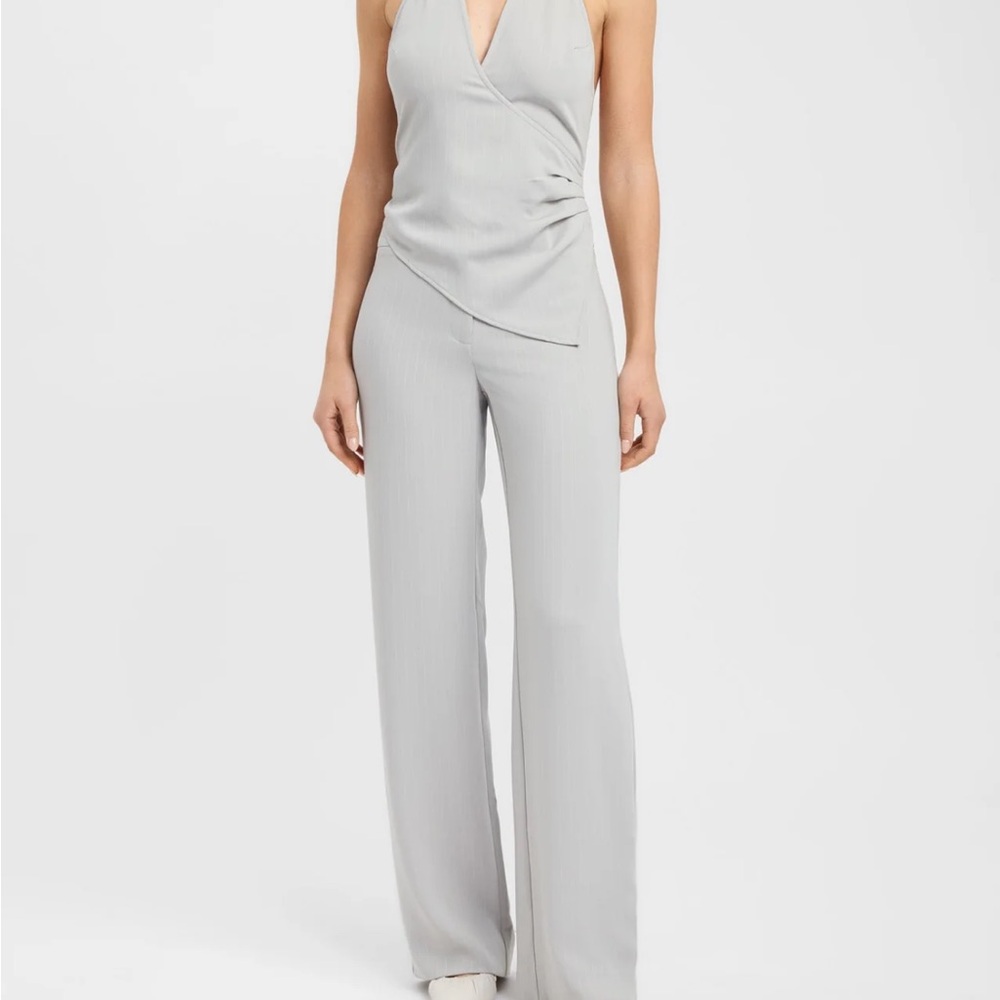 Khaki green tailored set